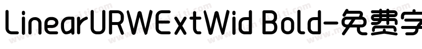 LinearURWExtWid Bold字体转换
